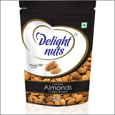 "Delight Nuts Roasted and Salted  Almond 200gms-code003 - Click here to View more details about this Product